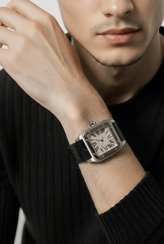 Cartier santos 100 acciaio - cartier,