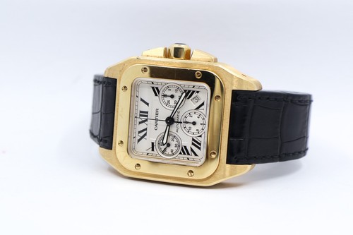 Cronografo cartier santos 100 - cartier,