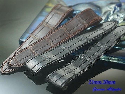Bracciale cinturino alligatore - bracciale,